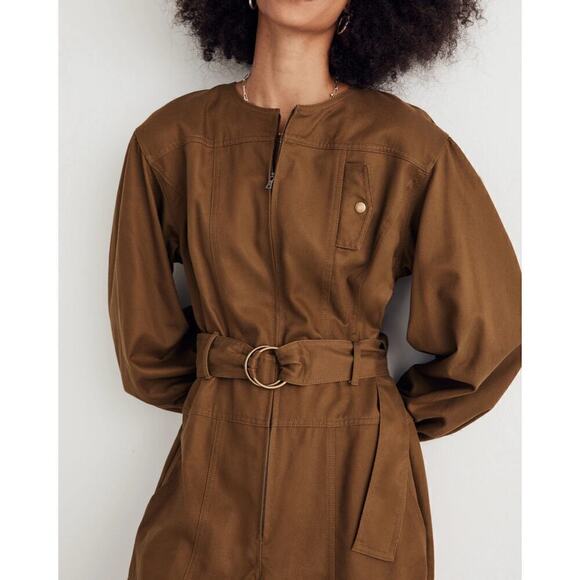 Madewell Jumpsuit Tapered-Leg in Golden Spinach XXS NWT - Picture 2 of 12